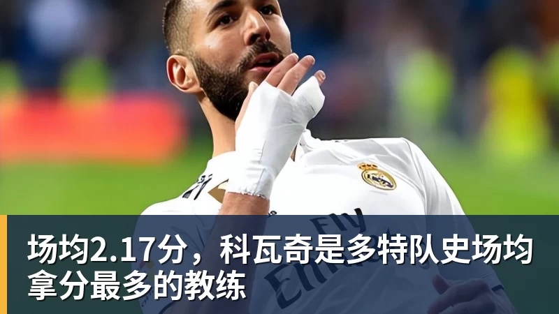 场均2.17分,科瓦奇是多特队史场均拿分最多的教练